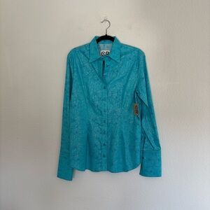 CR Ranchwear Western Pro Mermaid Fairy Frost Shirt NWT